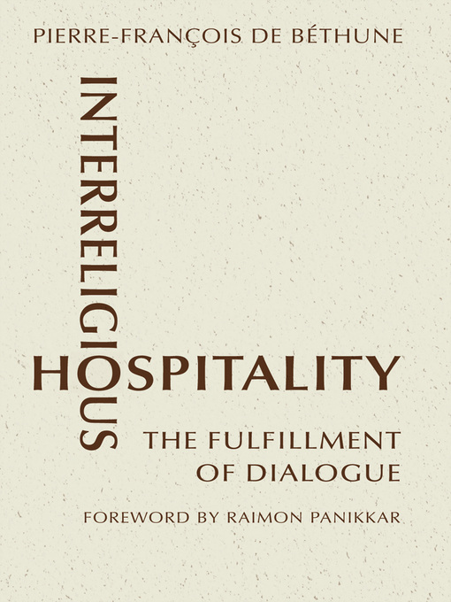 Title details for Interreligious Hospitality by Pierre-François de Bethune - Available